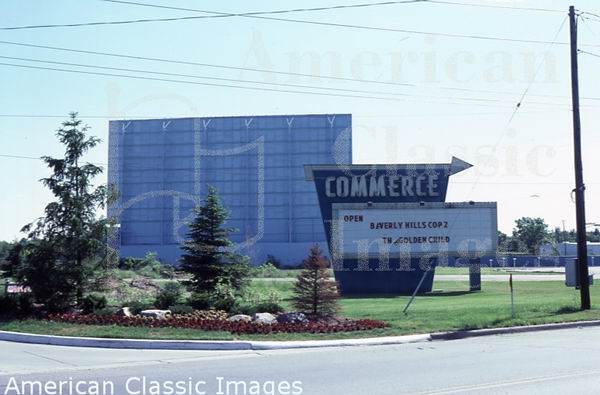 Commerce Drive-In Theatre - From American Classic Images (newer photo)